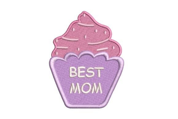 Best Mom Cupcake Embroidery Design Review