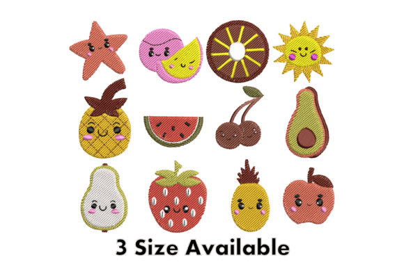 Cute Fruits Sun Embroidery Design Review