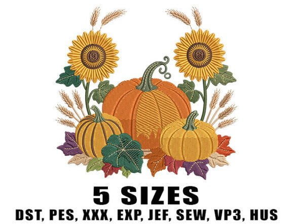 Fall Pumpkin Vibes Embroidery Design Review