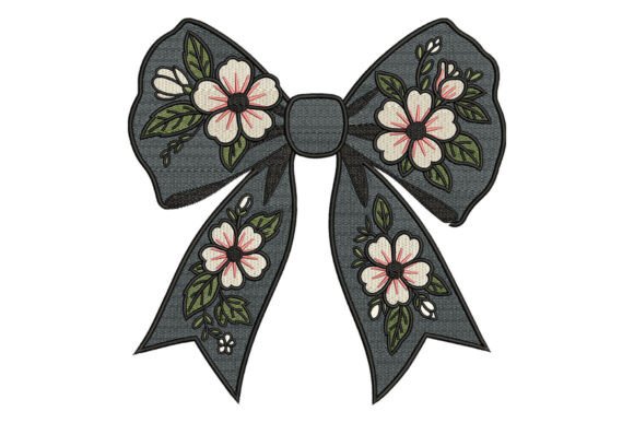 Floral Ribbon Bow Embroidery Review