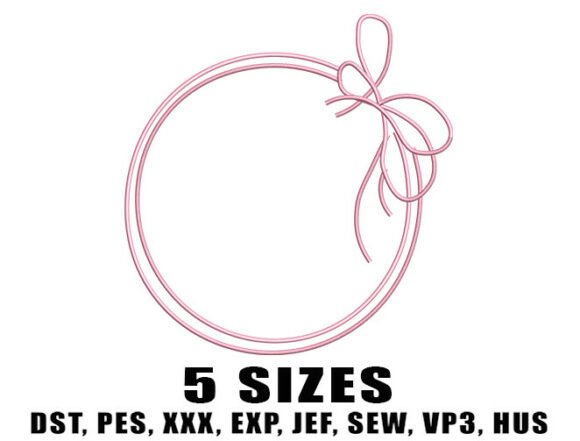 Girly Frame Border Embroidery Design Review