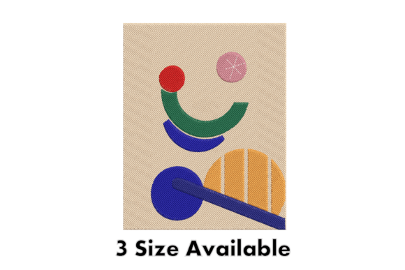 Modern Abstract Shapes Embroidery Review