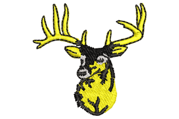 Review: Deer Face Embroidery Design for Branding