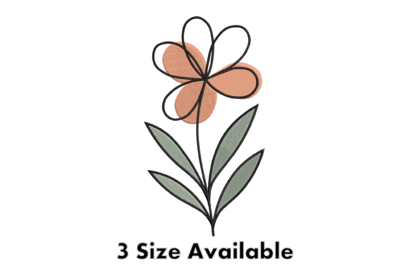 Review: Minimal Line Floral Embroidery Design