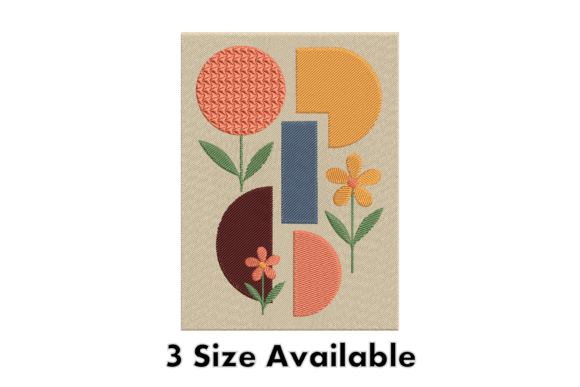 Review: Modern Floral Geometric Embroidery for Craft Fairs