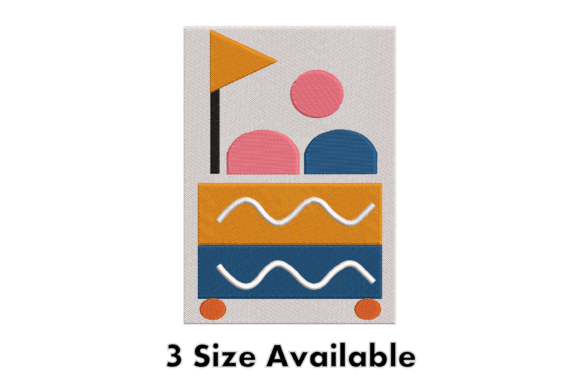 Review: Playful Abstract Embroidery Design