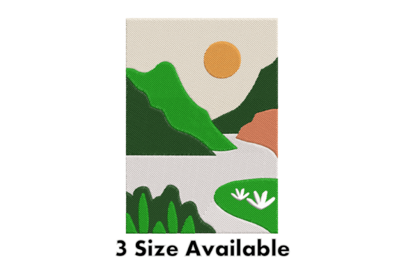 Review: Scenic Mountain River Embroidery Art