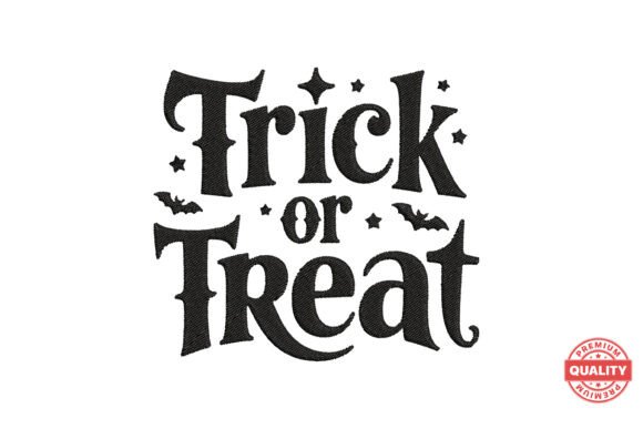 Review: Trick or Treat Halloween Text Embroidery