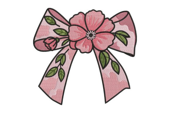 Reviewing Pink Flower Bow Embroidery for Holiday Sales