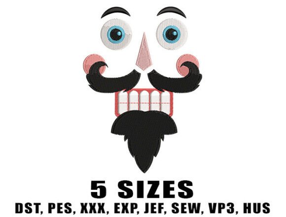 Reviewing the Nutcracker Bearded Embroidery Design