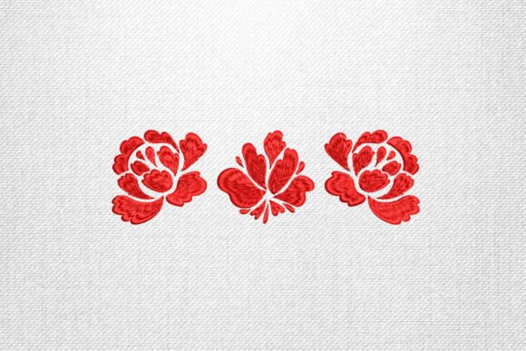 Triple Floral Embroidery Pattern Review