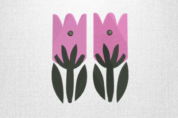 Tulip Flower Embroidery Design Art Review